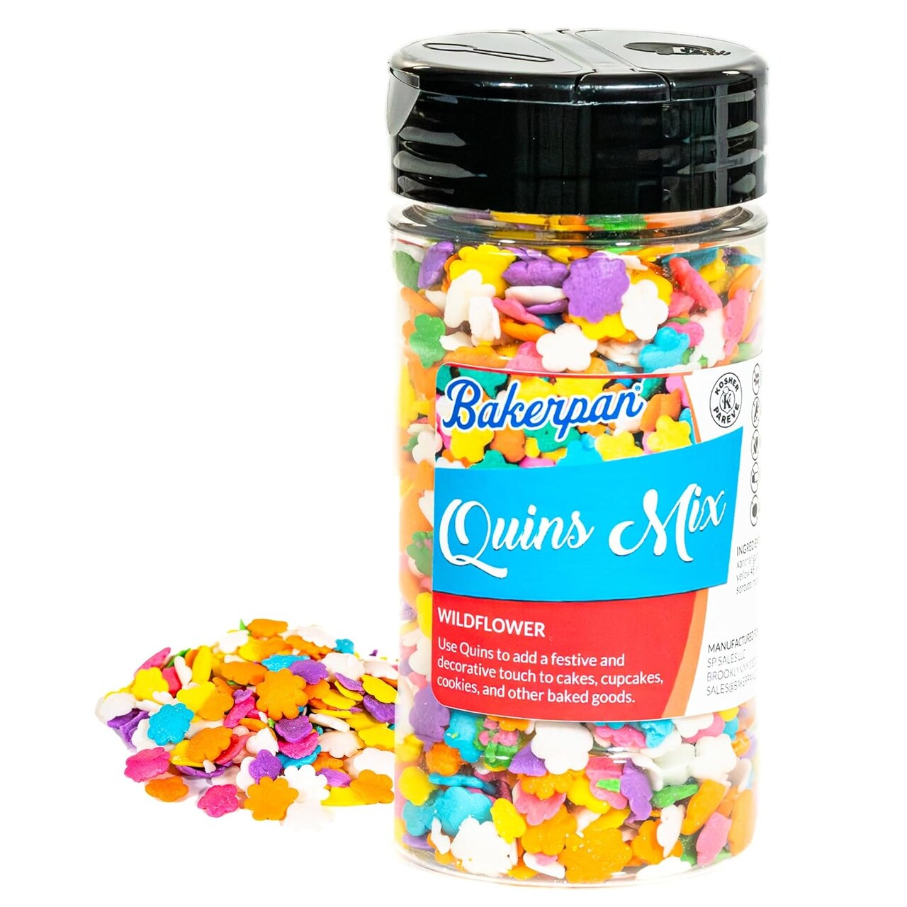 Spring Sprinkles for Cake Decorating - Flower Sprinkles Edible 4 Ounces - Edible Confetti Sprinkles for Cupcakes, Ice Cream, Cookies, Cakes (Made in USA)